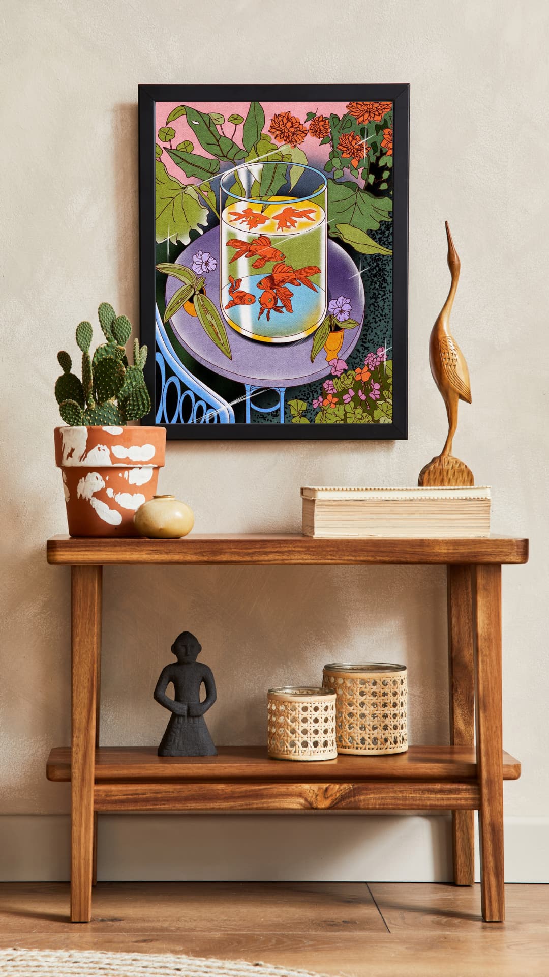 SWIMMING IN A FISH BOWL