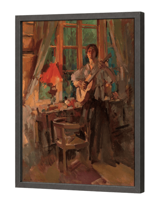 Woman Playing the Guitar
