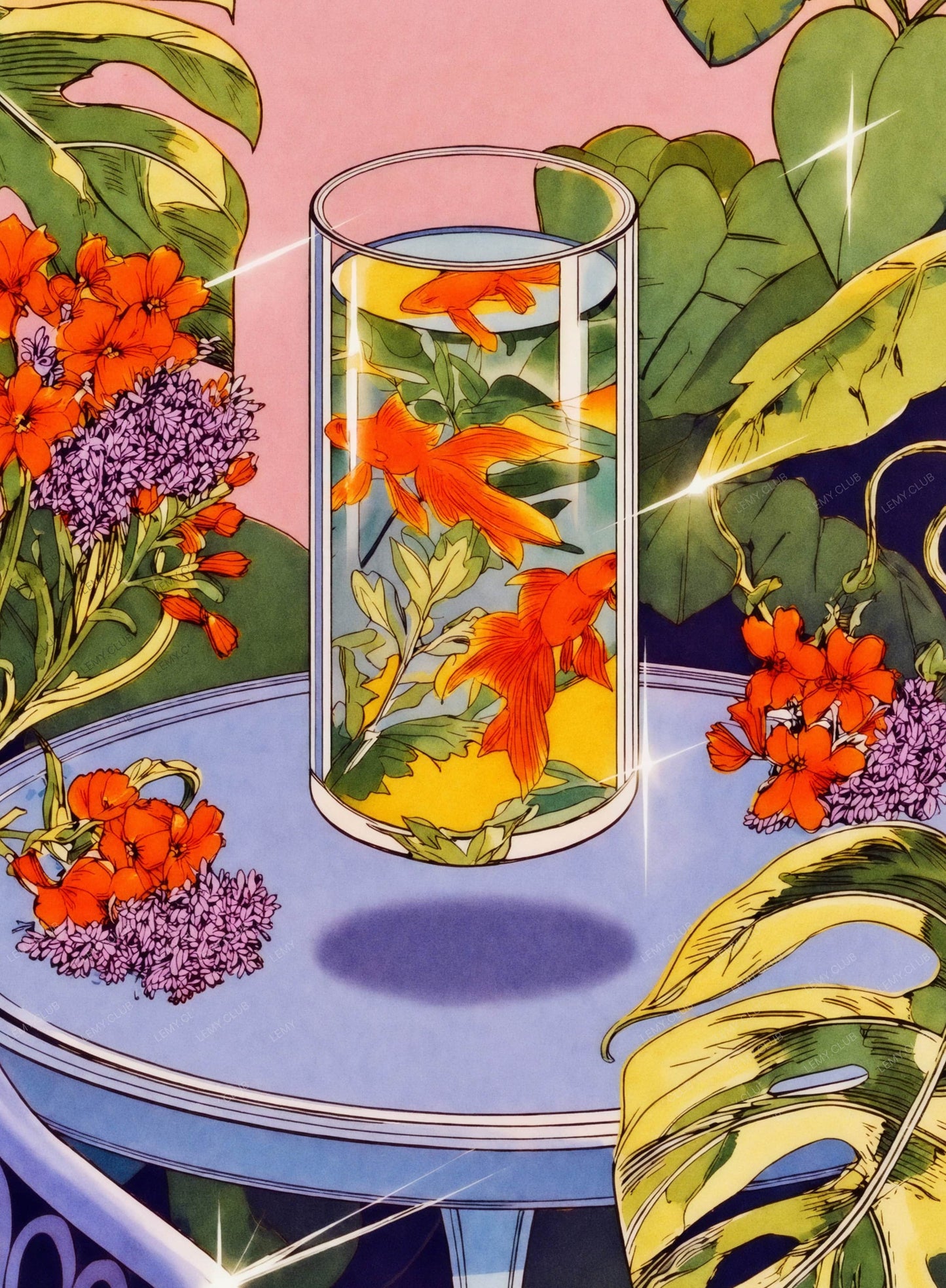 SWIMMING IN A FISH BOWL