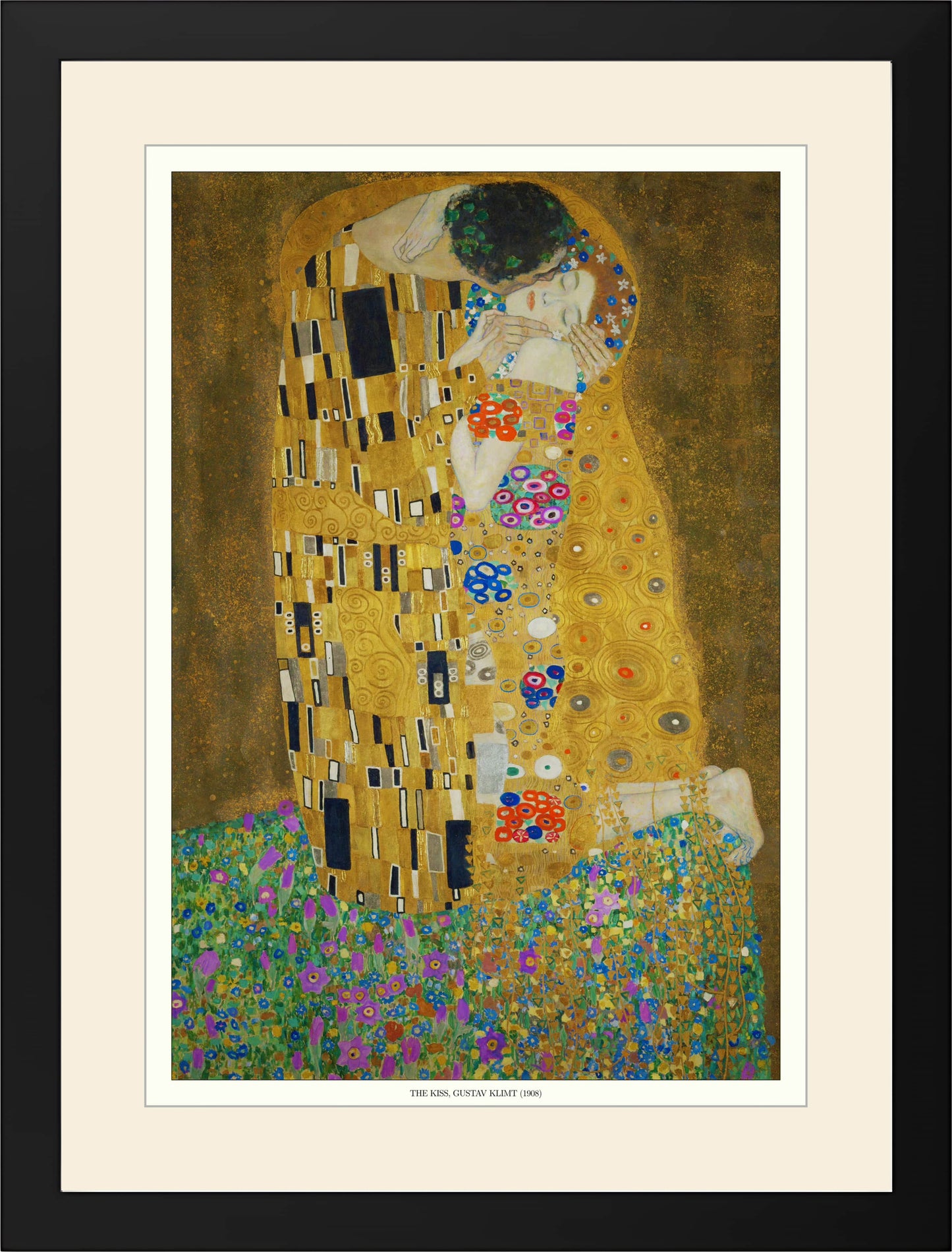The Kiss, Klimt (1908)