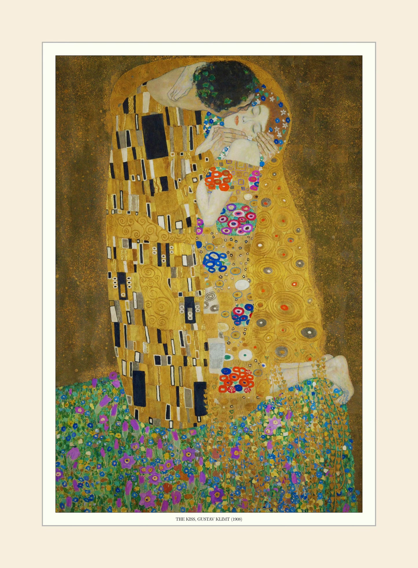 The Kiss, Klimt (1908)