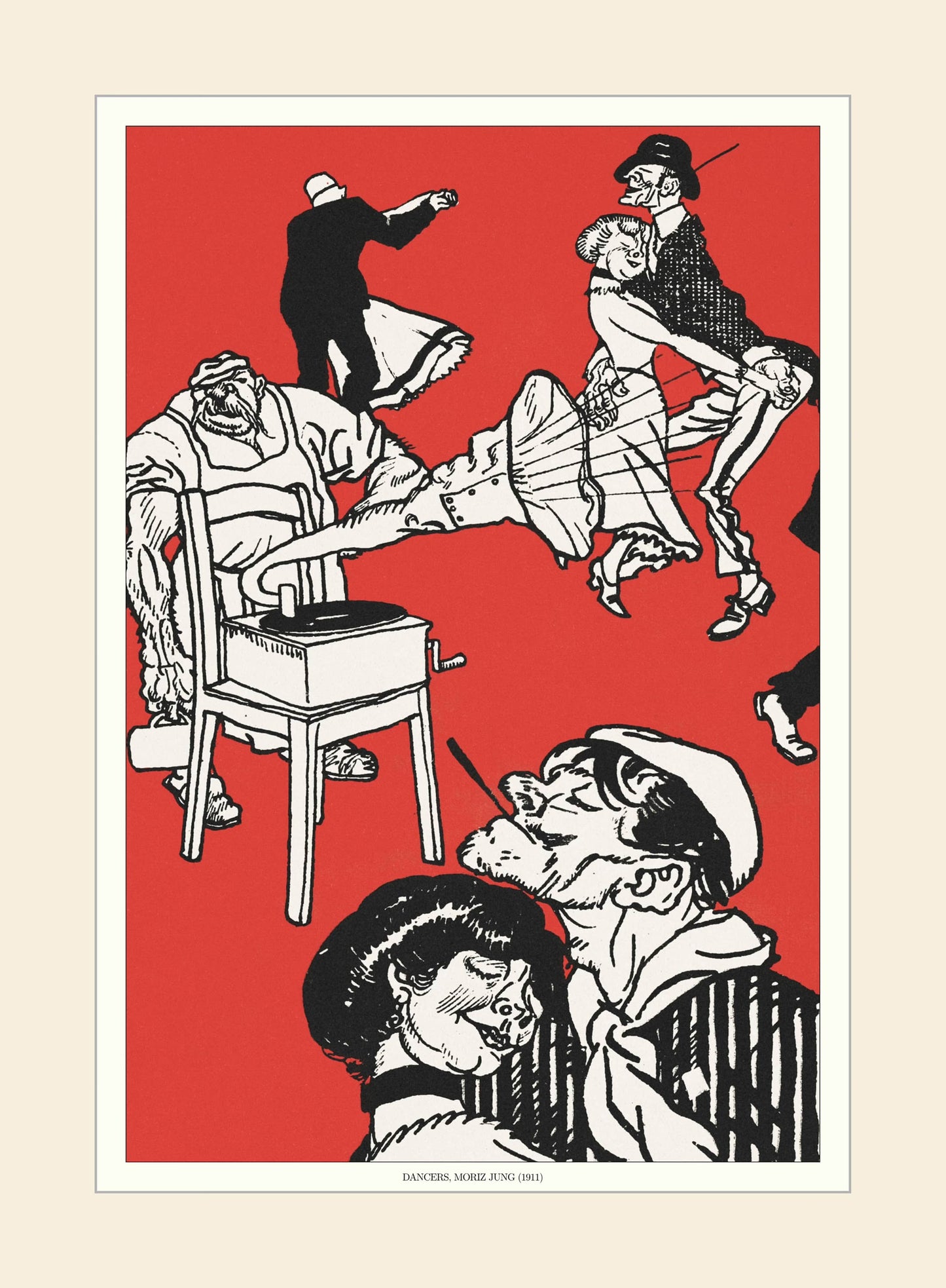 Dancers, Moriz Jung (1911)