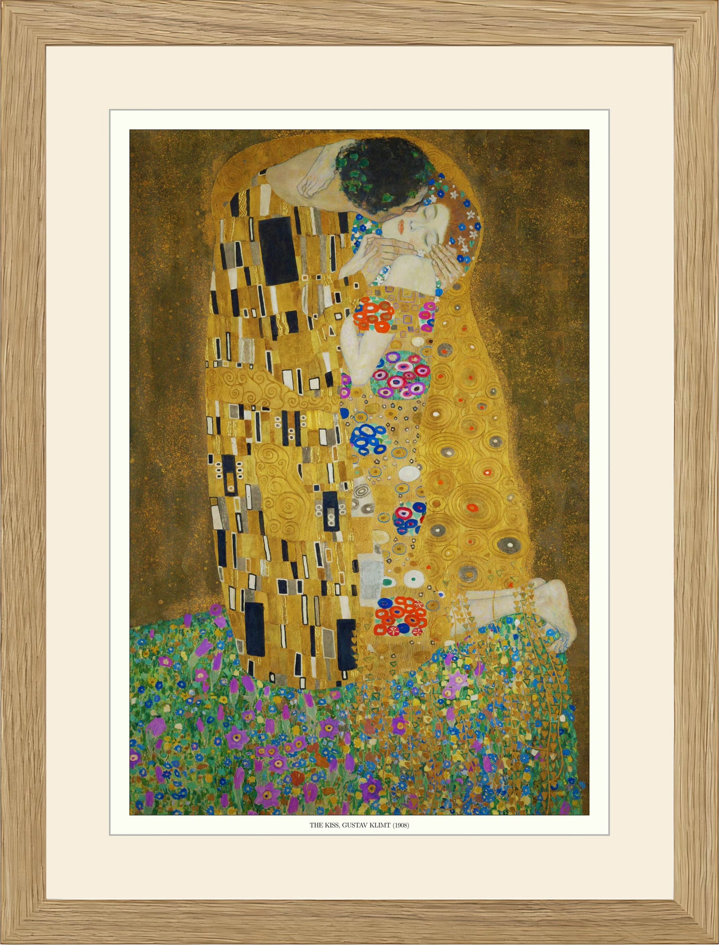 The Kiss, Klimt (1908)