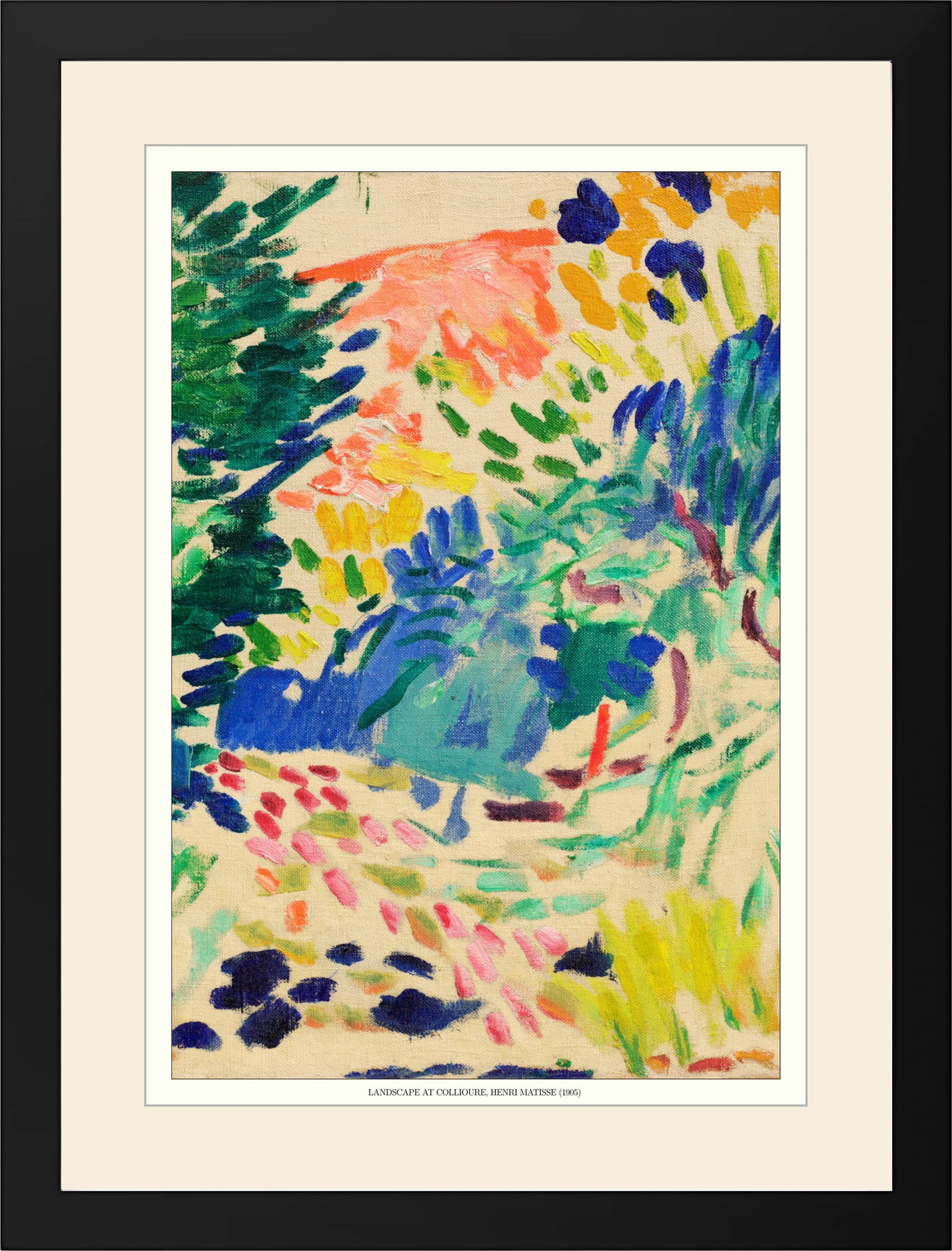 Landscape at Collioure, Henri Matisse (1905)