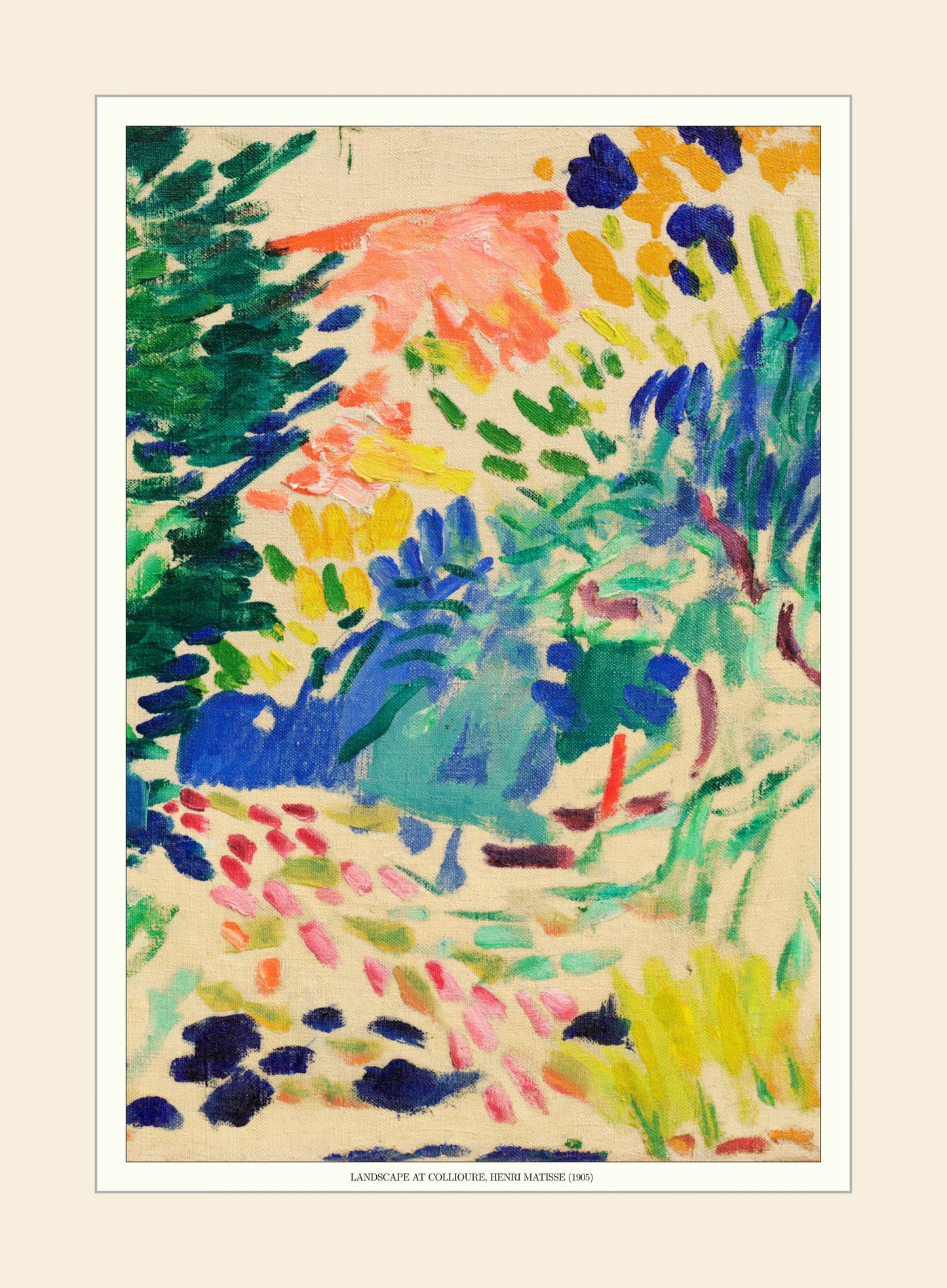 Landscape at Collioure, Henri Matisse (1905)