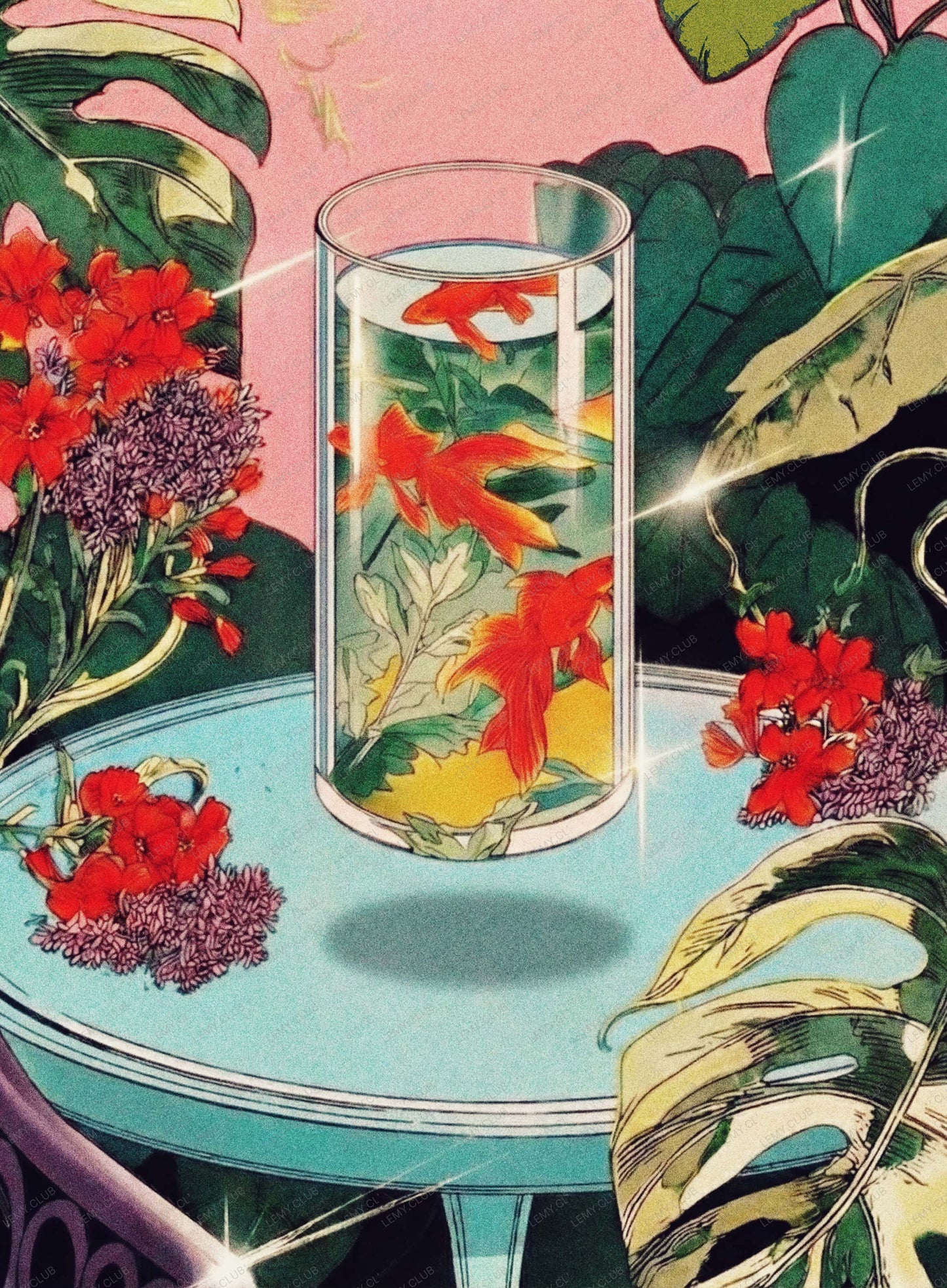 SWIMMING IN A FISH BOWL