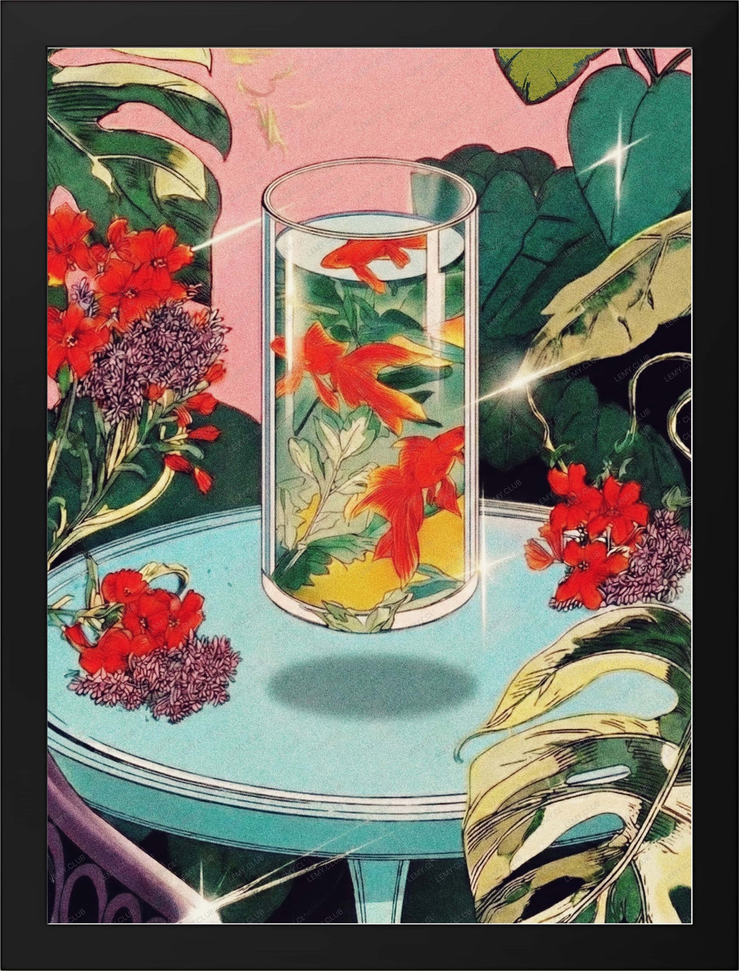 SWIMMING IN A FISH BOWL