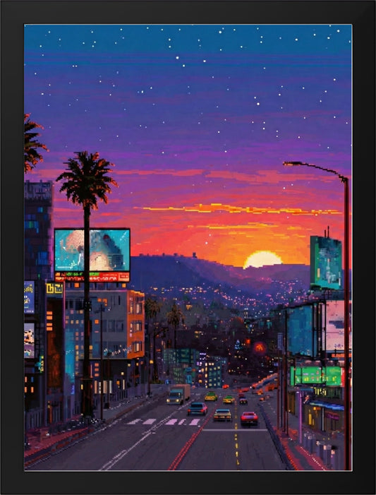 8 BIT SUNSET BOULEVARD