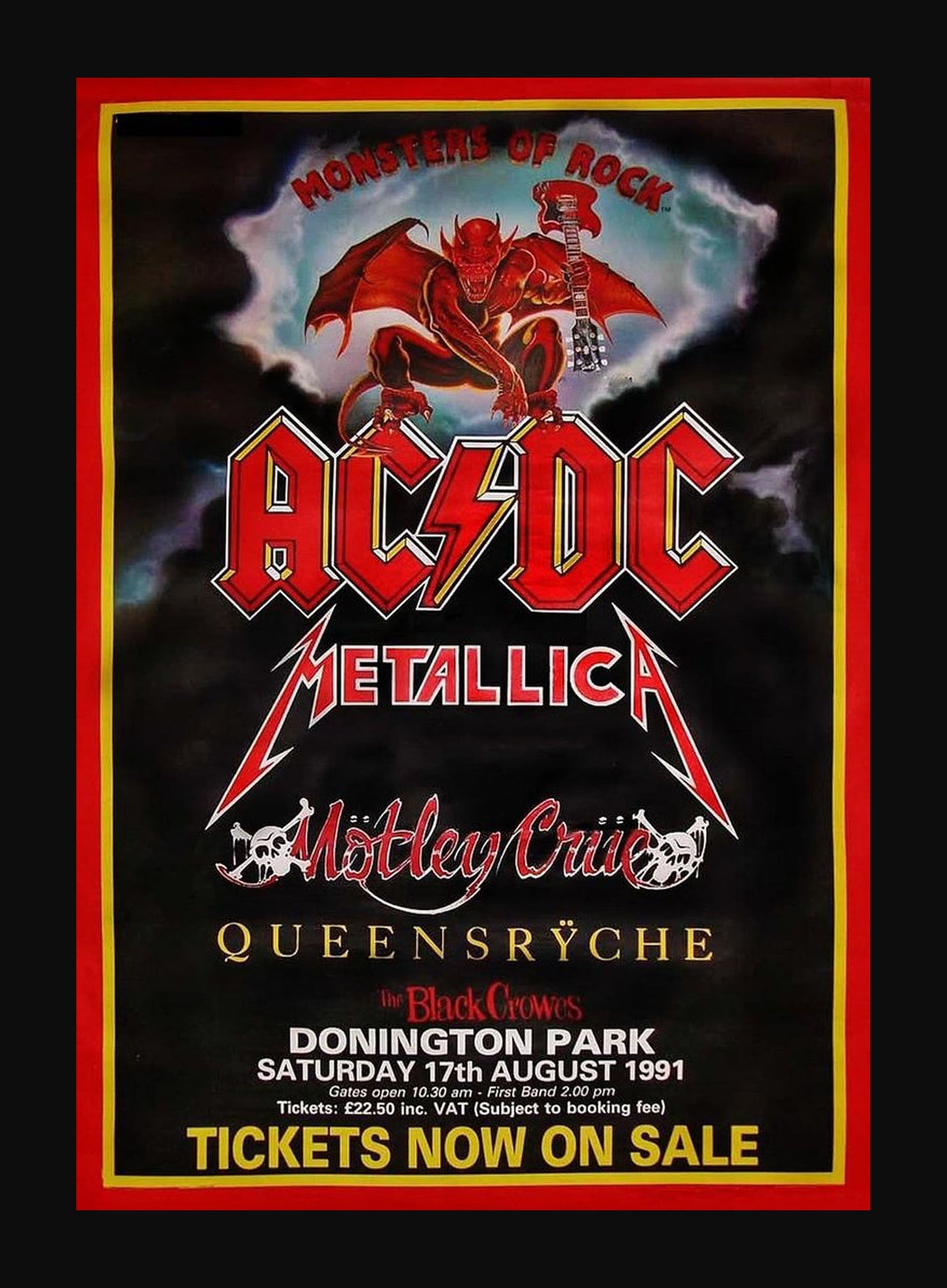 AC/DC, Metallica and Mötley Crüe (1991)