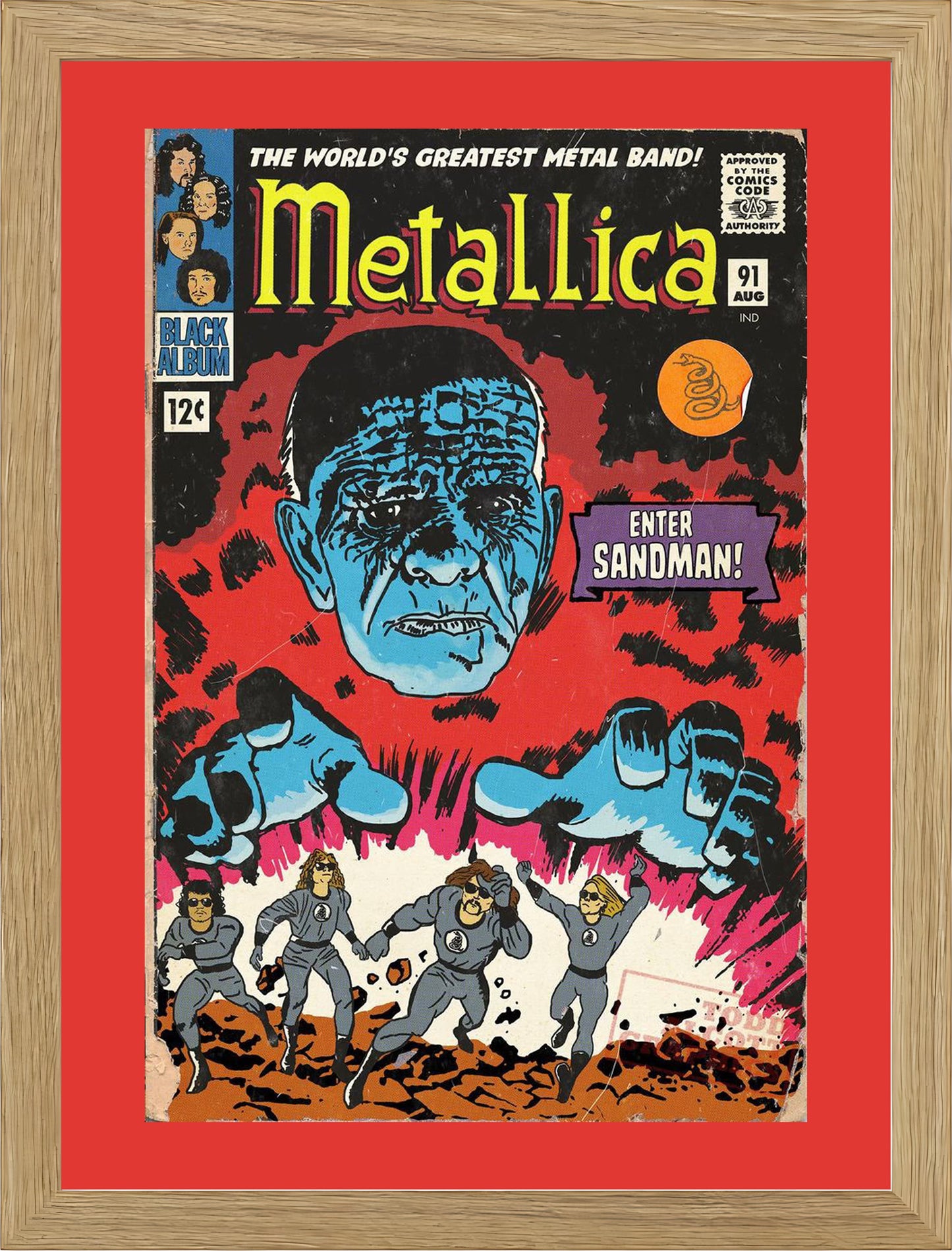 METALLICA (Comic Poster)