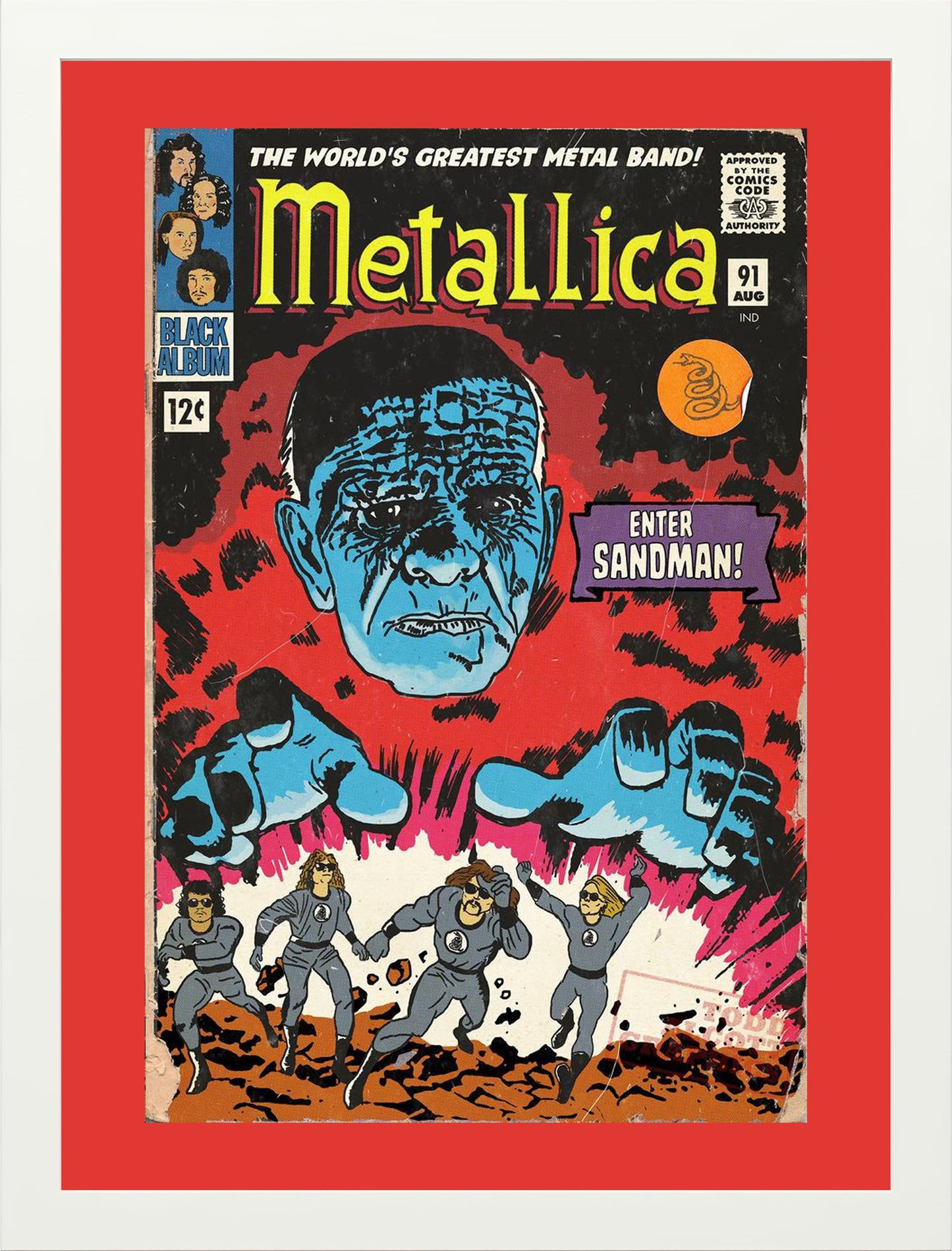 METALLICA (Comic Poster)