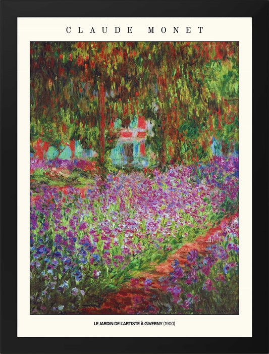 Le jardin de l'artiste à Giverny, Monet (1900)