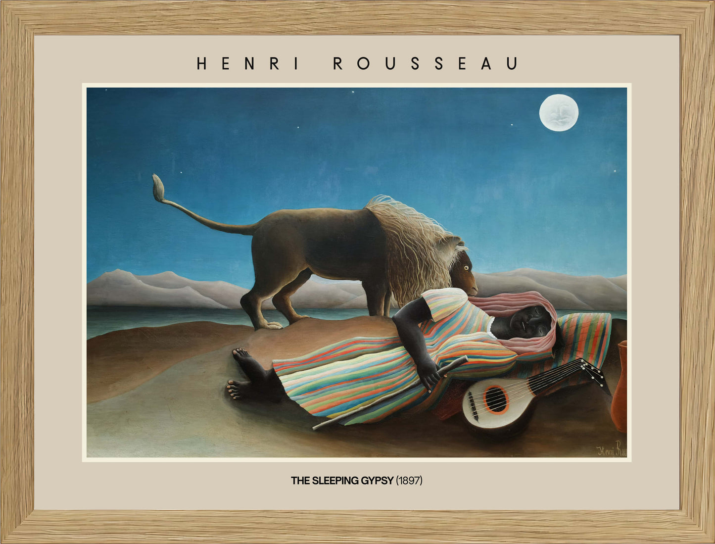 The Sleeping Gypsy, Rousseau (1897)