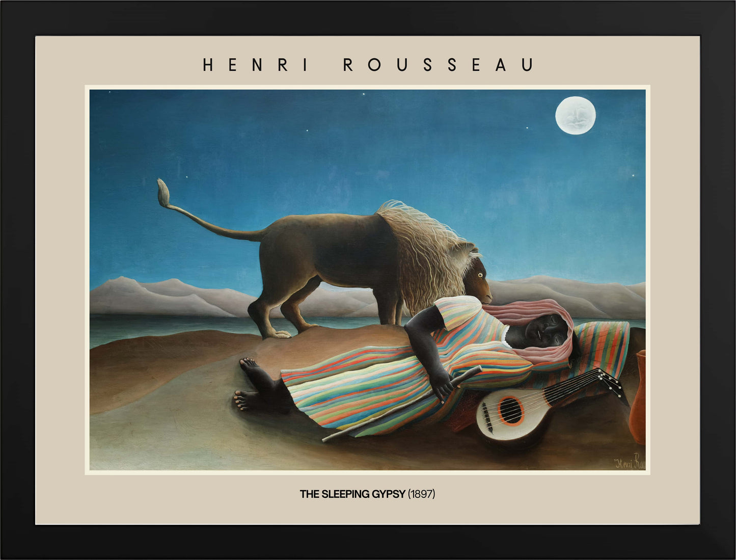 The Sleeping Gypsy, Rousseau (1897)