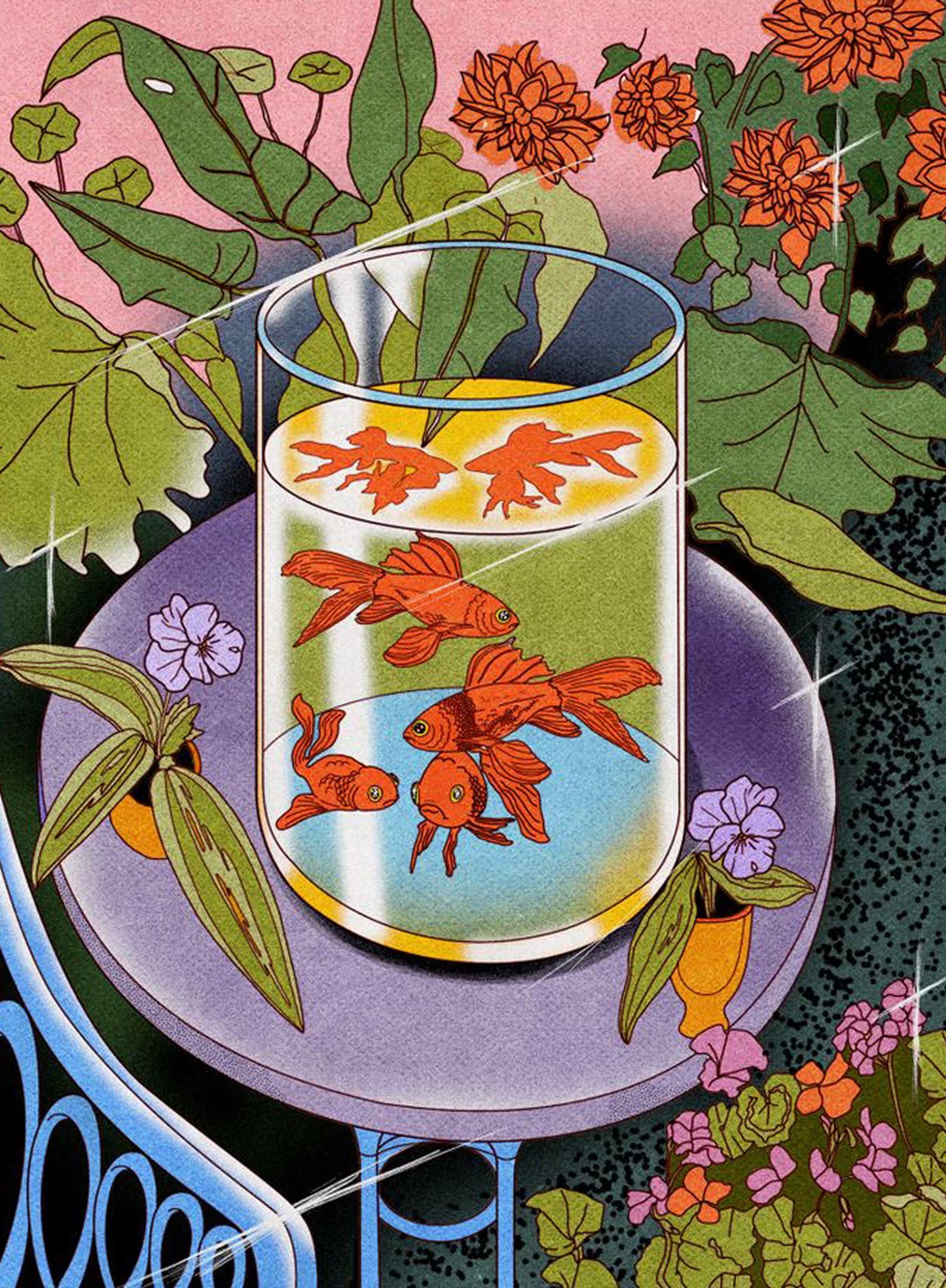 SWIMMING IN A FISH BOWL